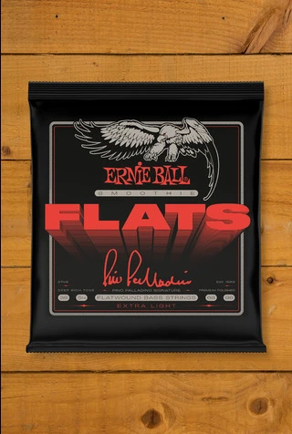 Ernie Ball Smoothie Flats Pino Palladino Signature Flatwound Bass Strings - Extra Light 38-98