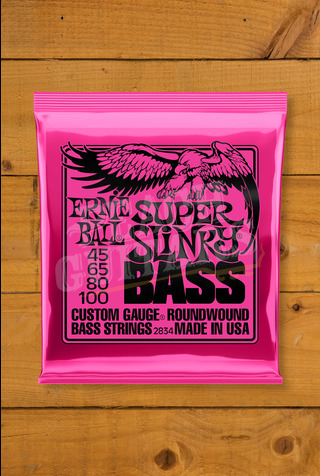 Ernie Ball Bass Strings | Super Slinky Bass 45-100
