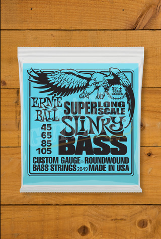 Ernie Ball Bass Strings | Super Long Scale Slinky Bass 45-105