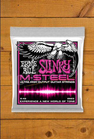 Ernie Ball Electric Strings | M-Steel Super Slinky 9-42