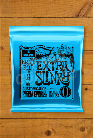 Ernie Ball Electric Strings | Extra Slinky 8-38 - 3 Pack