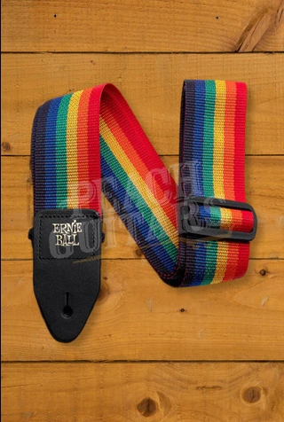 Ernie Ball Polypro Guitar Strap - Rainbow