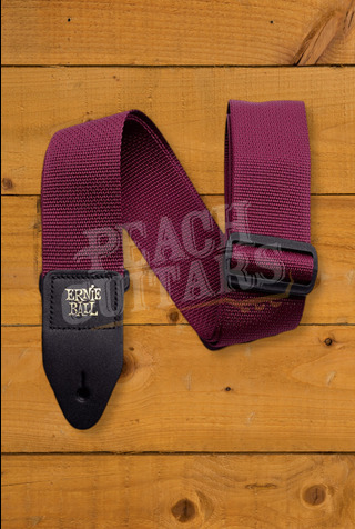 Ernie Ball Polypro Strap | Burgundy