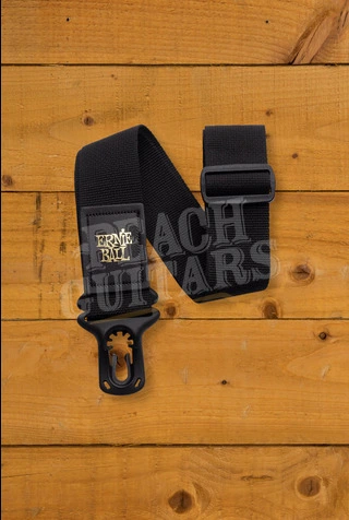 Ernie Ball Polylock Guitar Strap - Black