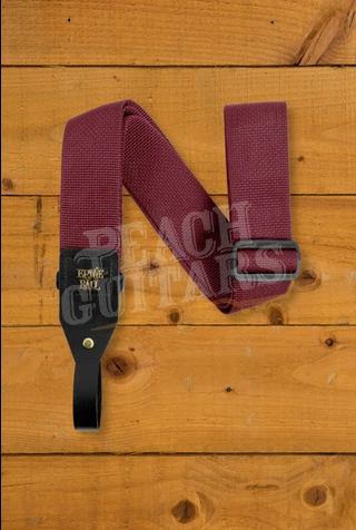 Ernie Ball Polypro Acoustic Guitar Strap - Burgundy
