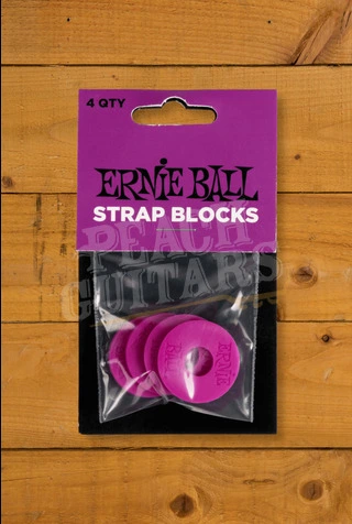 Ernie Ball 4-Pack Strap Blocks - Purple