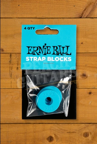 Ernie Ball 4-Pack Strap Blocks - Blue