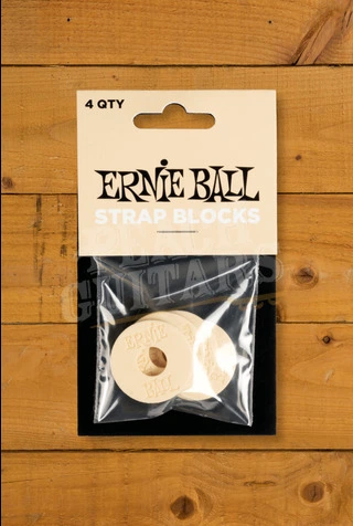 Ernie Ball 4-Pack Strap Blocks - Cream