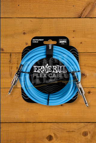 Ernie Ball Accessories | Flex Cable - Blue 20ft