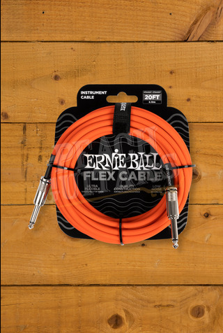 Ernie Ball Accessories | Flex Cable - Orange 20ft