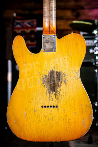 Fender Custom Shop Dale Wilson Masterbuilt 52 Telecaster Heavy Relic Smoked Butterscotch Blonde