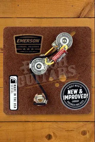 Emerson Precision Bass Prewired Kit (Standard Pickguard Mount)