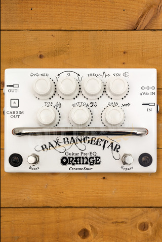 Orange Pedals | Custom Shop Bax Bangeetar Guitar Pre-EQ - White