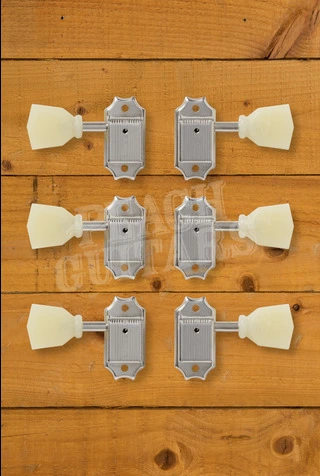 Gibson Deluxe Reissue Style Tuner Set - Nickel