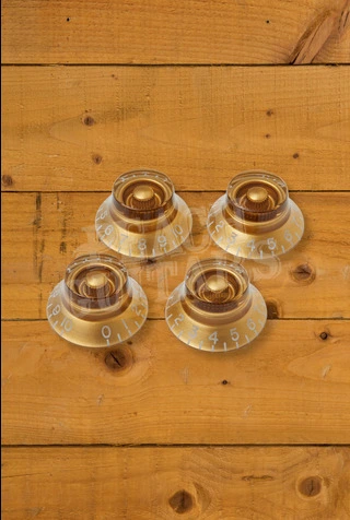 Gibson Top Hat Knobs - 4-Pack - Gold