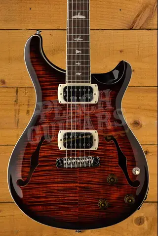 PRS SE Hollowbody I Piezo - Orange Tiger Smokeburst