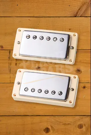 Gibson 1959 Collector's Edition Series 3 Humbucker Pickup Set - Double White - Aged Nickel Covers