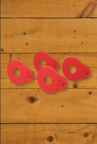D'Addario Flex Lock Strap Blocks - Red