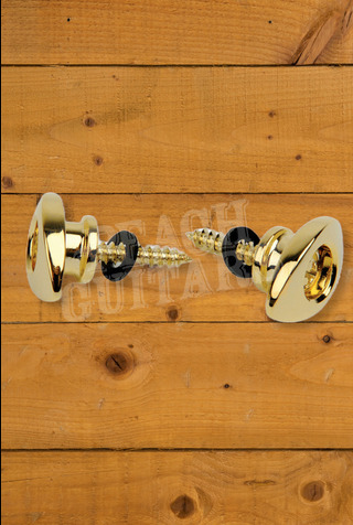 D'Addario Accessories | Elliptical End Pins - Gold
