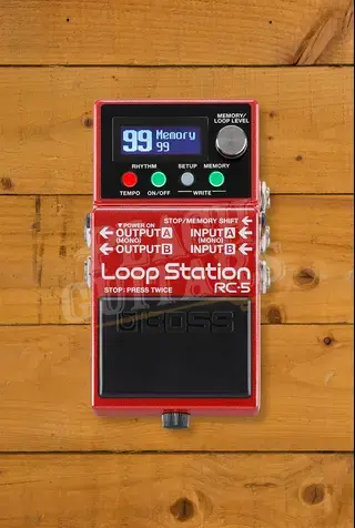 BOSS RC-5 Guitar & Bass Stereo Loop Station Pedal