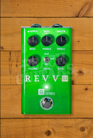Revv Pedals | G2 Preamp/Overdrive/Distortion - Green