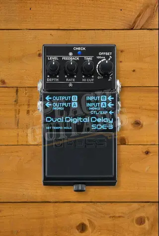 BOSS SDE-3 - Stereo Dual Digital Delay Pedal