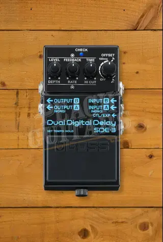 BOSS SDE-3 Stereo Dual Digital Delay Pedal
