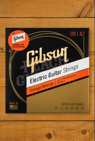Gibson Vintage Re-Issue Electric Guitar Strings - 9-42