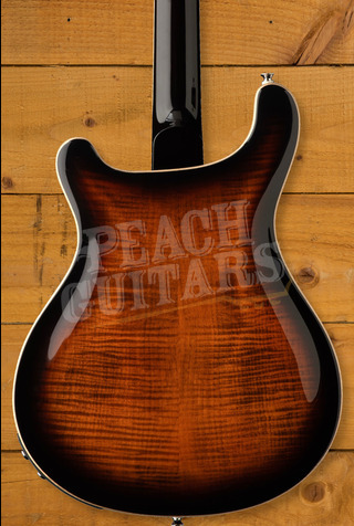 PRS SE Hollowbody II Piezo - Orange Tiger Smokeburst