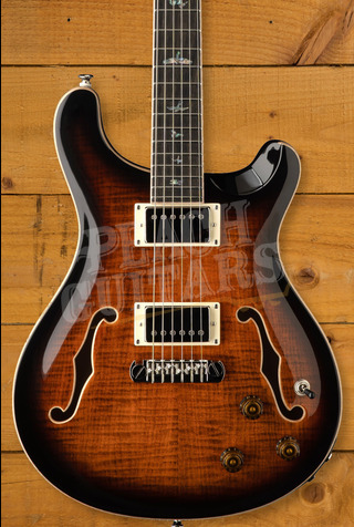 PRS SE Hollowbody II Piezo - Orange Tiger Smokeburst