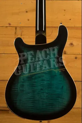 PRS SE Hollowbody II Piezo | Peacock Blue Burst