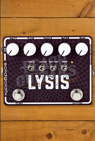 SolidGoldFX Lysis | Polyphonic Octave Down Fuzz Modulator