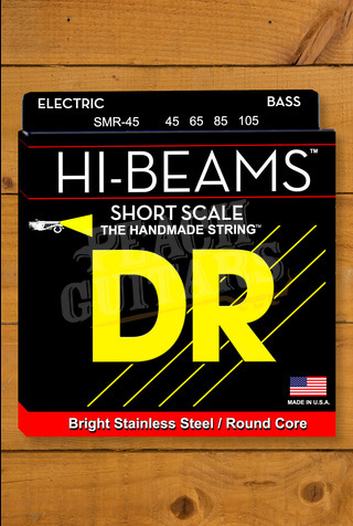 DR HI-BEAM - Stainless Steel Bass Strings | Medium 45-105 Short Scale