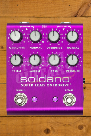 Soldano Pedals | SLO Plus Pedal Purple - Overdrive