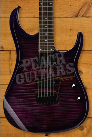 Sterling John Petrucci JP150DFM JP150 DiMarzio - Flamed Purple Nebula