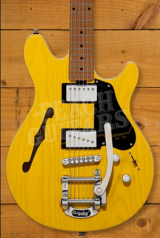 Sterling James Valentine JV60CB Chambered Bigsby - Butterscotch