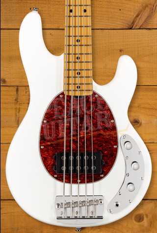 Sterling RAY25CA StingRay Classic 5 Bass - Olympic White