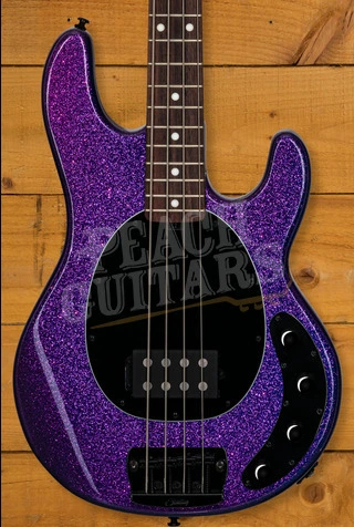 Sterling RAY34 StingRay Bass - Purple Sparkle