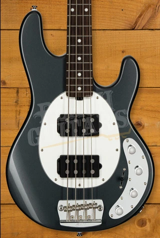 Sterling RAY34HH StingRay HH Bass - Charcoal Frost