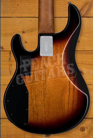 Sterling RAY35SM StingRay 5 Bass - Spalted 3-Tone Sunburst