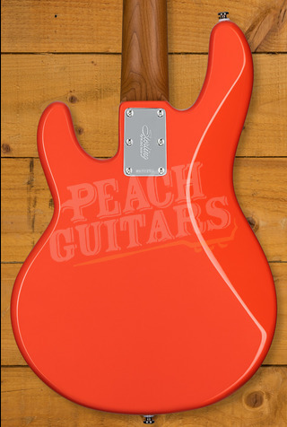 Sterling RAYSS4 StingRay Short Scale Bass - Fiesta Red