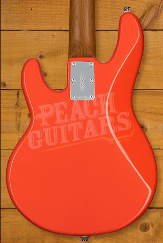 Sterling RAYSS4 StingRay Short Scale Bass - Fiesta Red