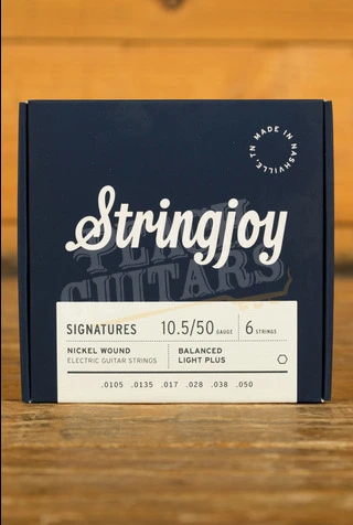 Stringjoy Signatures Nickel Wound Electric Guitar Strings - Balanced Light Plus 10.5-50