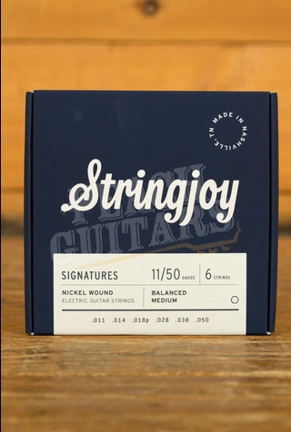 Stringjoy Signatures Nickel Wound Electric Guitar Strings - Balanced Medium 11-50