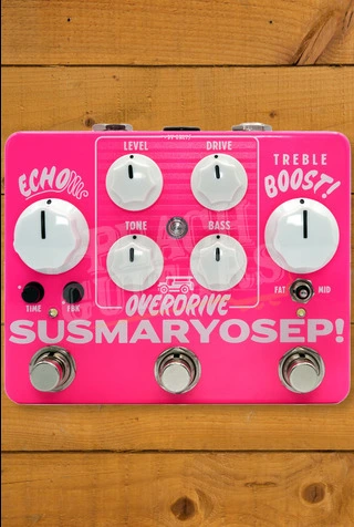 Mythos Pedals SusMaryOsep! V2 | Treble Boost/Overdrive/Echo