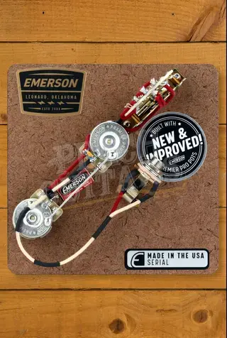 Emerson Telecaster 4-Way Prewired Kit w/250K Ohm Pots