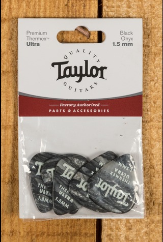 Taylor Premium 351 Thermex Ultra Picks Black Onyx 1.5