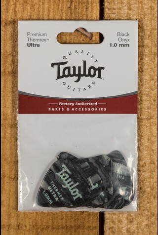 Taylor Premium 351 Thermex Ultra Picks Black Onyx 1.0