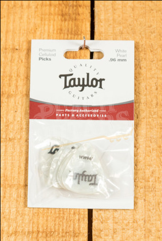 Taylor Celluloid 351 Picks White Pearl 0.96