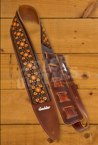 Souldier Torpedo Guitar Straps | Fillmore - Brown/Orange